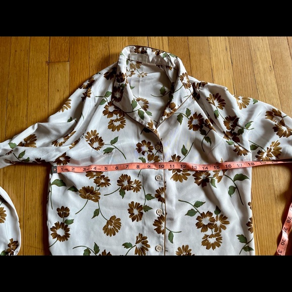 SOLD Vintage Mr. Ken Floral Disco Shirt - Picture 9 of 9